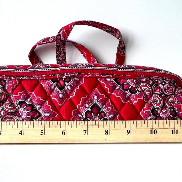 Vera Bradley Small Tic Tack Tote Toggle Frankly Scarlet Bag, with Tags! - Picture 13 of 14